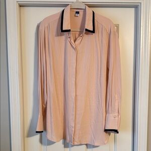 Women’s Pink Shirt with Black Trim